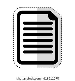 paper document isolated icon