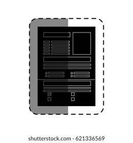 paper document isolated icon