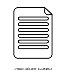 paper document isolated icon