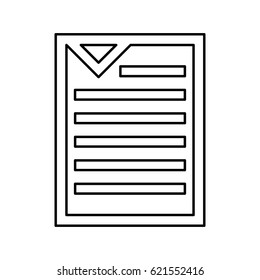 paper document isolated icon