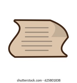 paper document isolated icon