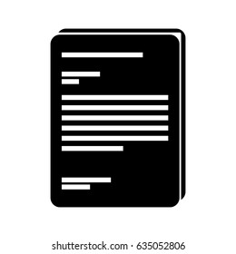 paper document isolated icon