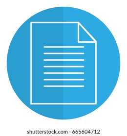 paper document isolated icon