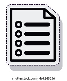 paper document isolated icon vector illustration design