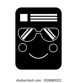 paper document kawaii character note