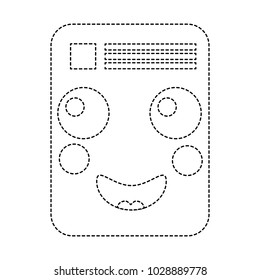 paper document kawaii character note