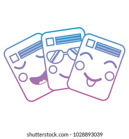 paper document kawaii character note
