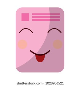 paper document kawaii character note
