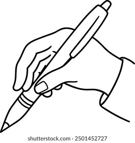 Paper document with Left hand write image
