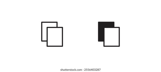 Paper document line icon, outline file sign symbol logo illustration,editable stroke, flat design style isolated on white