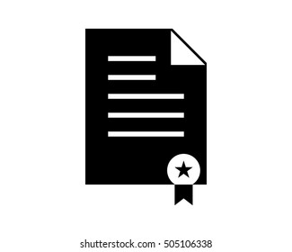 paper document silhouette business company office corporate image vector icon logo