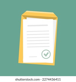 Paper document vector icon illustration