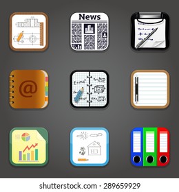 Paper and documents app icons