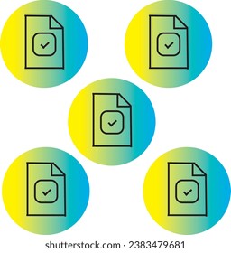 Paper documents icons. Line symbol. File icon. Folded written paper. Line icon - stock vector.