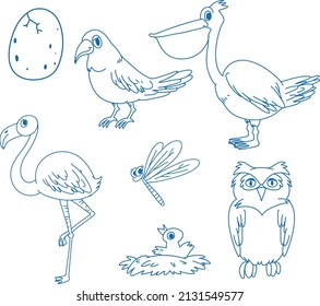 A paper with a doodle design of creature  illustration