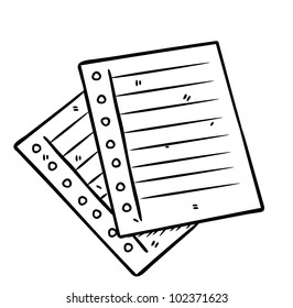 paper in doodle stle