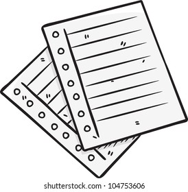 paper in doodle style