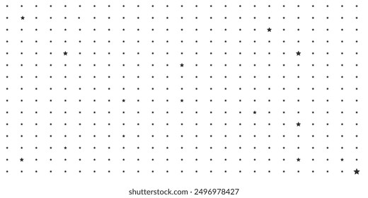 Paper dot pattern. Background with monochrome dotted texture. vector horizontal gird background  white and black
