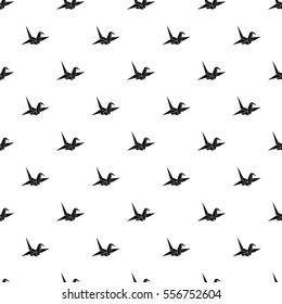 Paper dove pattern. Simple illustration of paper dove vector pattern for web
