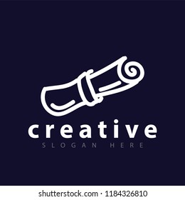 paper draw logo icon