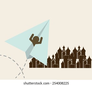 paper dreams design, vector illustration eps10 graphic 