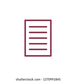 paper education icon vector template