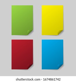 Paper empty corporate vector , blank illumination template design logo brochure

Page curled blank paper effect illumination vector template logo