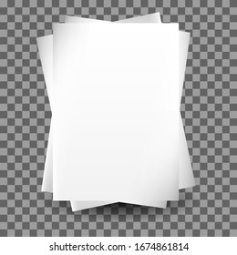Paper empty corporate vector , blank illumination template design logo brochure Page curled blank paper effect illumination vector template logo