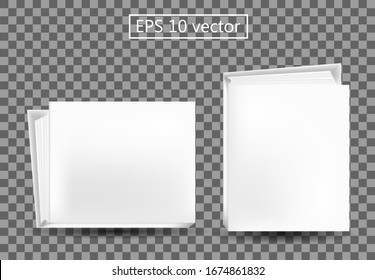 Paper empty corporate vector , blank illumination template design logo brochure Page curled blank paper effect illumination vector template logo