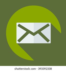 paper envelope business theme flat icon