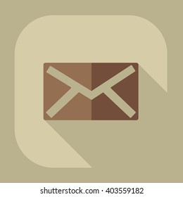 paper envelope business theme flat icon