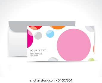 Paper envelope isolated on white background, vector illustration.