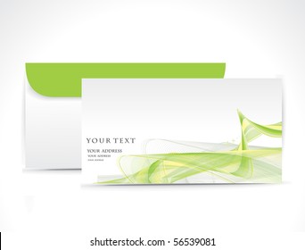 Paper envelope isolated on white background, vector illustration.