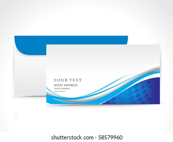 Paper envelope isolated on white background, vector illustration.