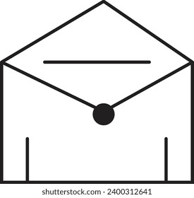 paper envelope letter isolated vector message blank open illustration