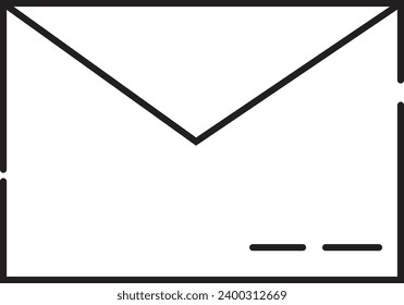 paper envelope letter isolated vector message blank open illustration