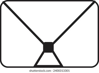 paper envelope letter isolated vector message blank open illustration