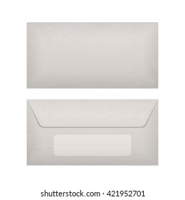 Paper Envelope realistic Mockup