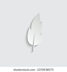 signo de lápiz vectorial de icono de pluma de papel