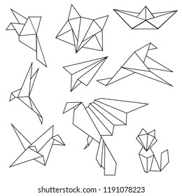 paper figures of origami in the graph
