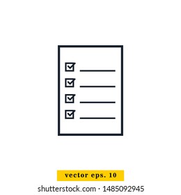 Paper File Document Icon Vector Logo Design Template