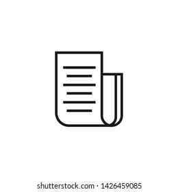 Paper and Files Icon Logo Vector