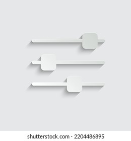 paper filter icon - black vector sign	