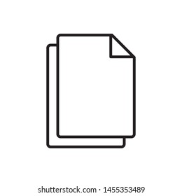 paper flat icon vector illustration