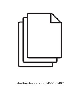 paper flat icon vector illustration