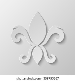 Paper Fleur de lis
