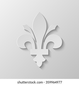 Paper Fleur de lis