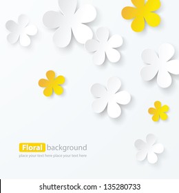 paper floral background