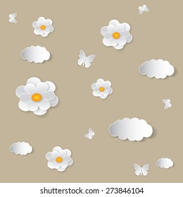 paper floral background