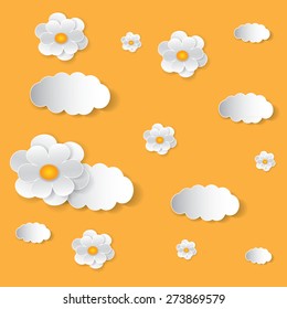 paper floral background
